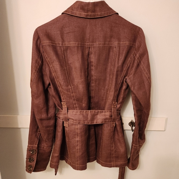 Vintage Zara Button Down Belted Jacket - size medium - Picture 7 of 14